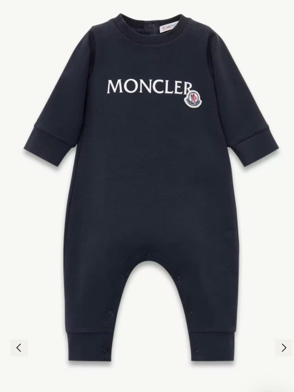 Moncler
Baby One Piece Grow in Stretch Cotton 6-9 months